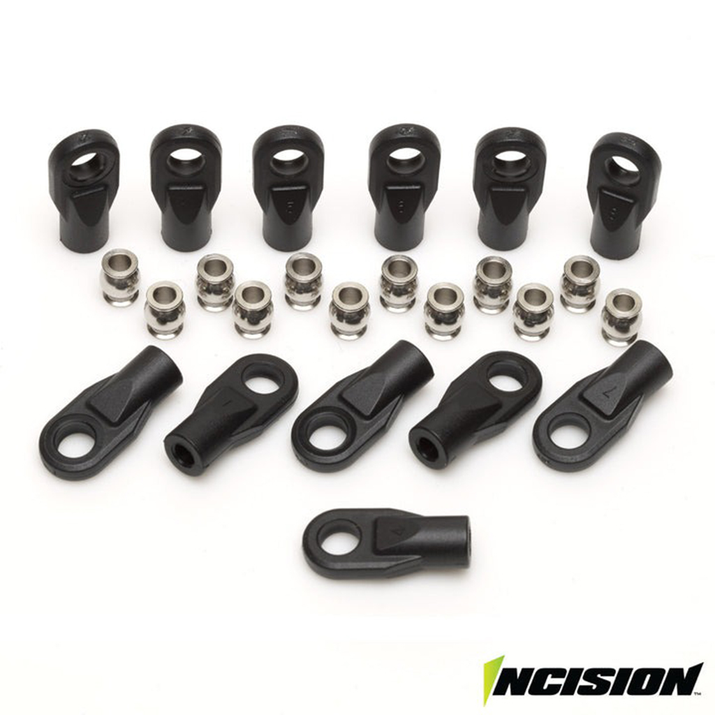 Vanquish Incision Rod Ends with Pivot Balls (12) (IRC00010)