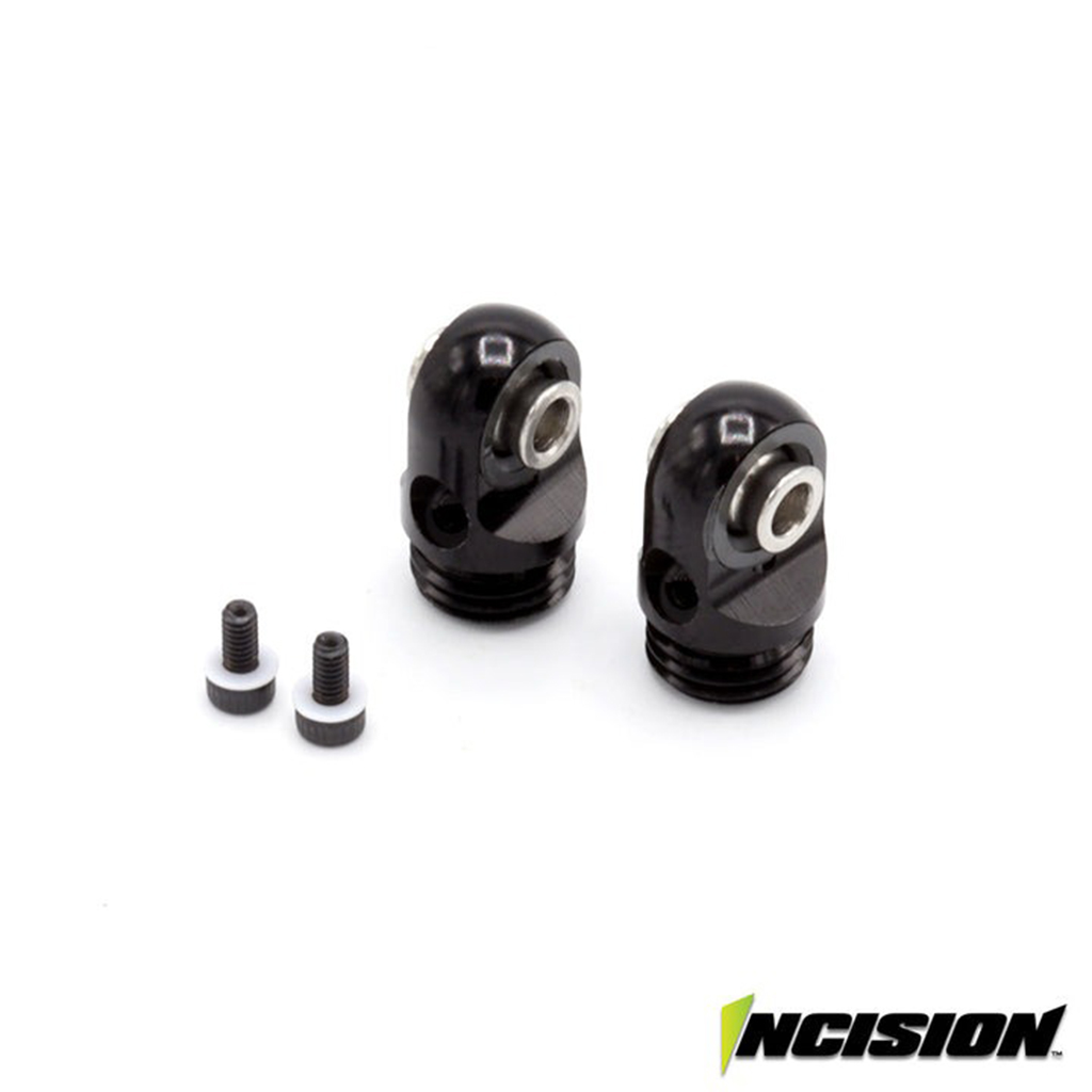 Vanquish S8E Machined Aluminum Shock Cap Black (IRC00514)