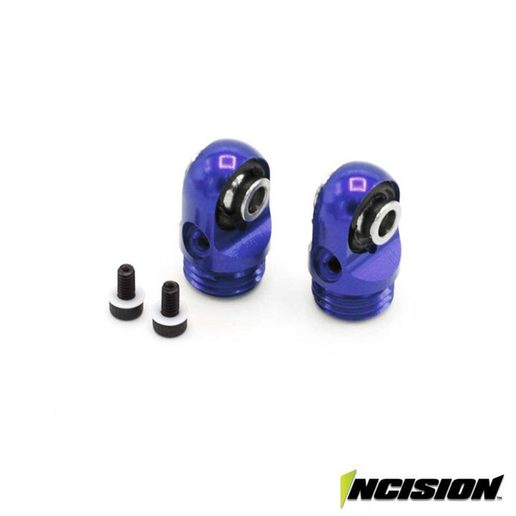 Vanquish S8E Machined Aluminum Shock Cap Blue (IRC00516)