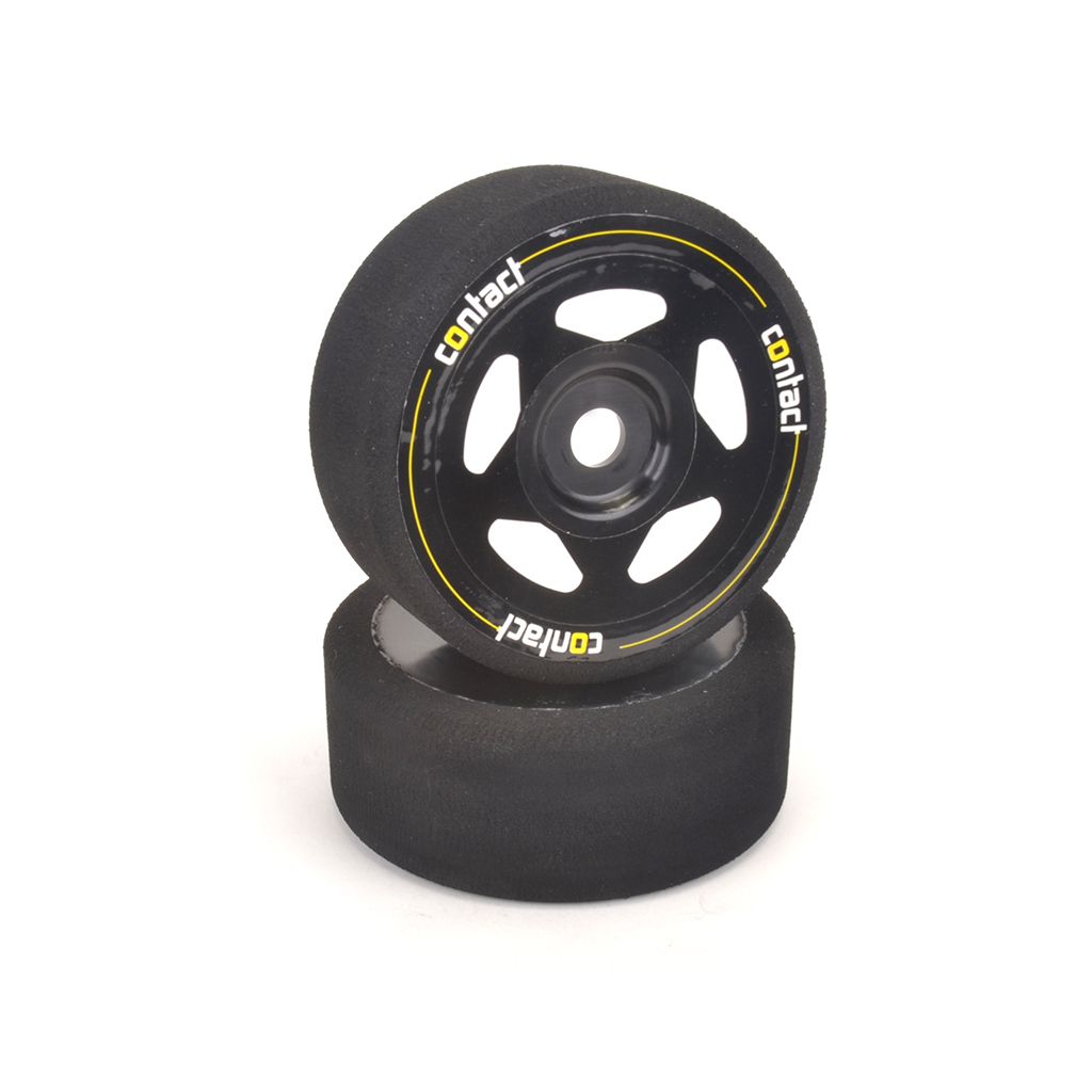 Contact RC GT8/Rally BLACK Pre-Glued Foam Tyres 38Sh-103mm (JB38B)