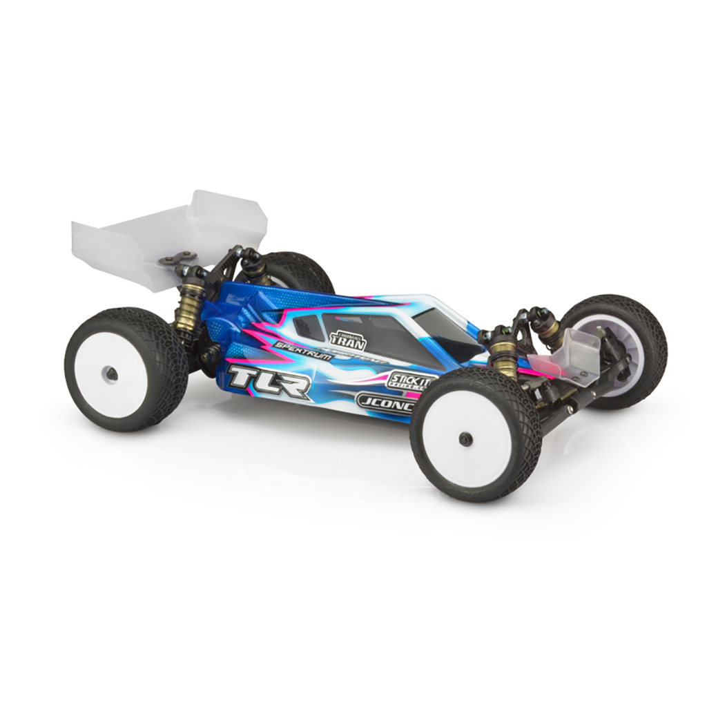 JConcepts P2-TLR 22 5.0 Elite Body w/S-Type Wing-L/W (JC0284L)