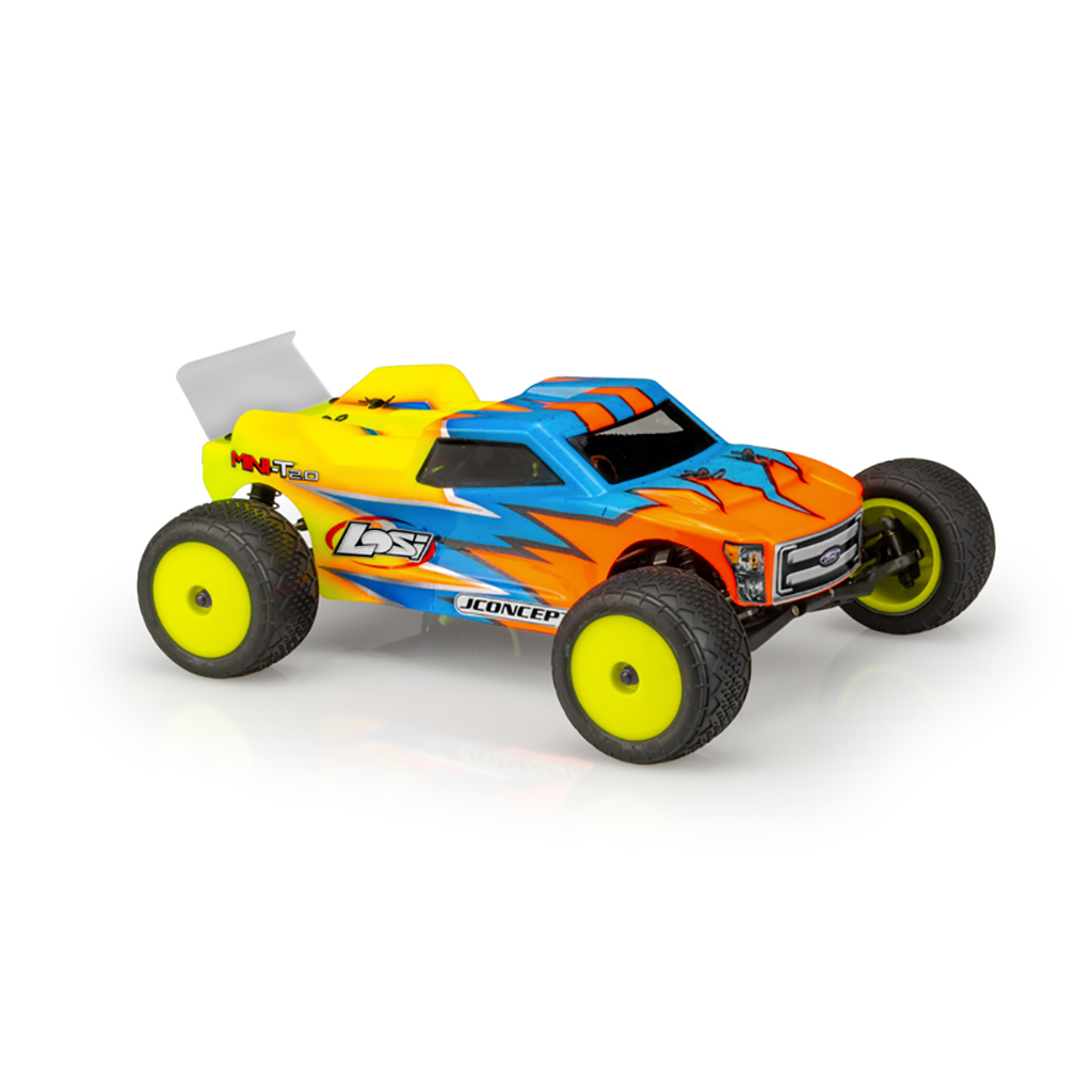 JConcepts Finnisher-Mini-T 2.0 Body w/Rear Spoiler (JC0420)