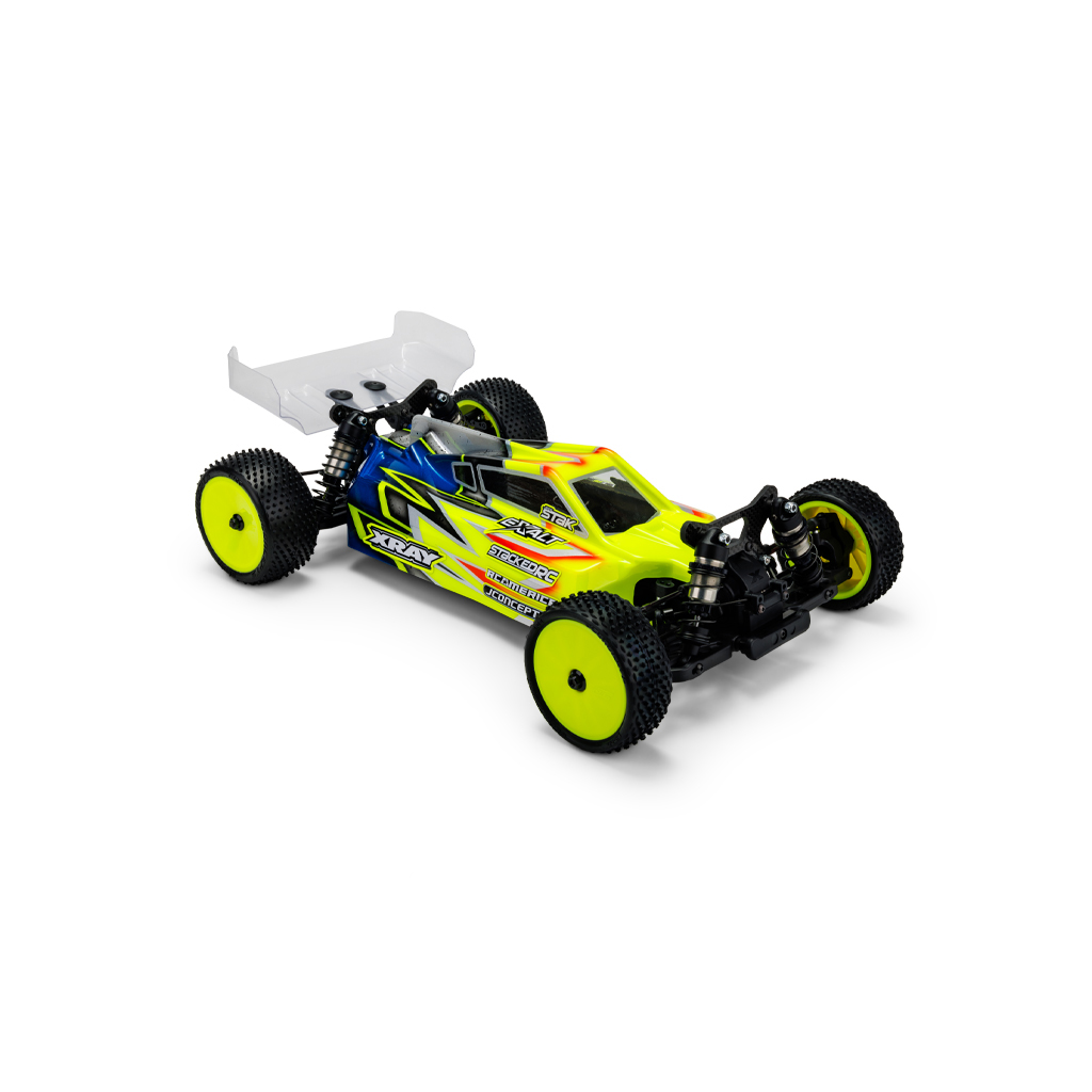 jConcepts P2 - XRAY XB4 2024 Body w/Carpet Turf Dirt Wing (JC0642)