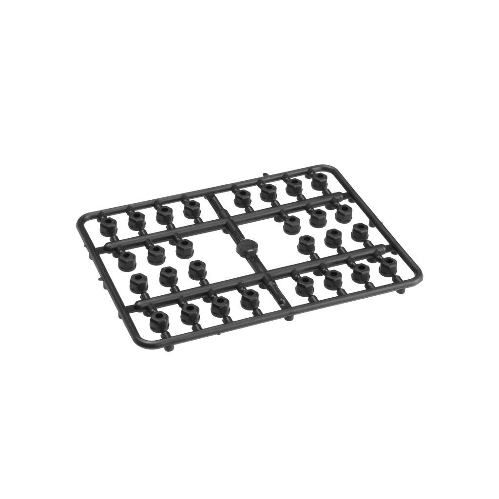 JConcepts 3mm Plastic Nut - 28pc (JC2157)