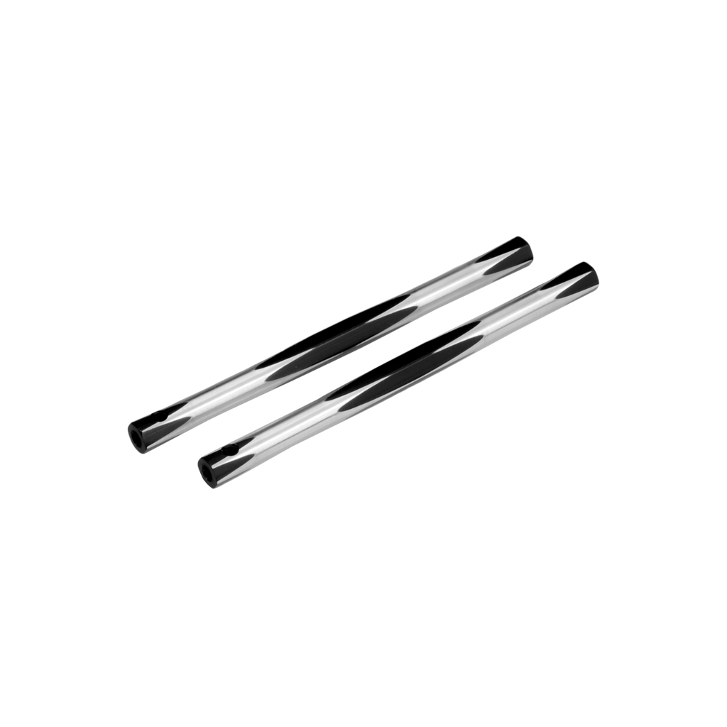 JConcepts RC10 Diamond Nose Brace Tubes, Black-2pc (JC2312-2)