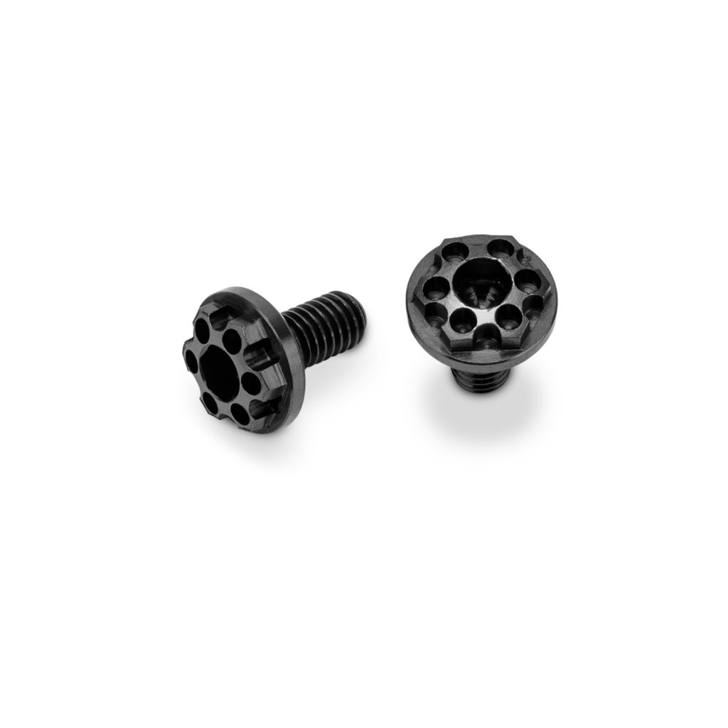 jConcepts Titanium Finnisher 3x6mm Motor Screws Black - 2pc (JC2549-2)