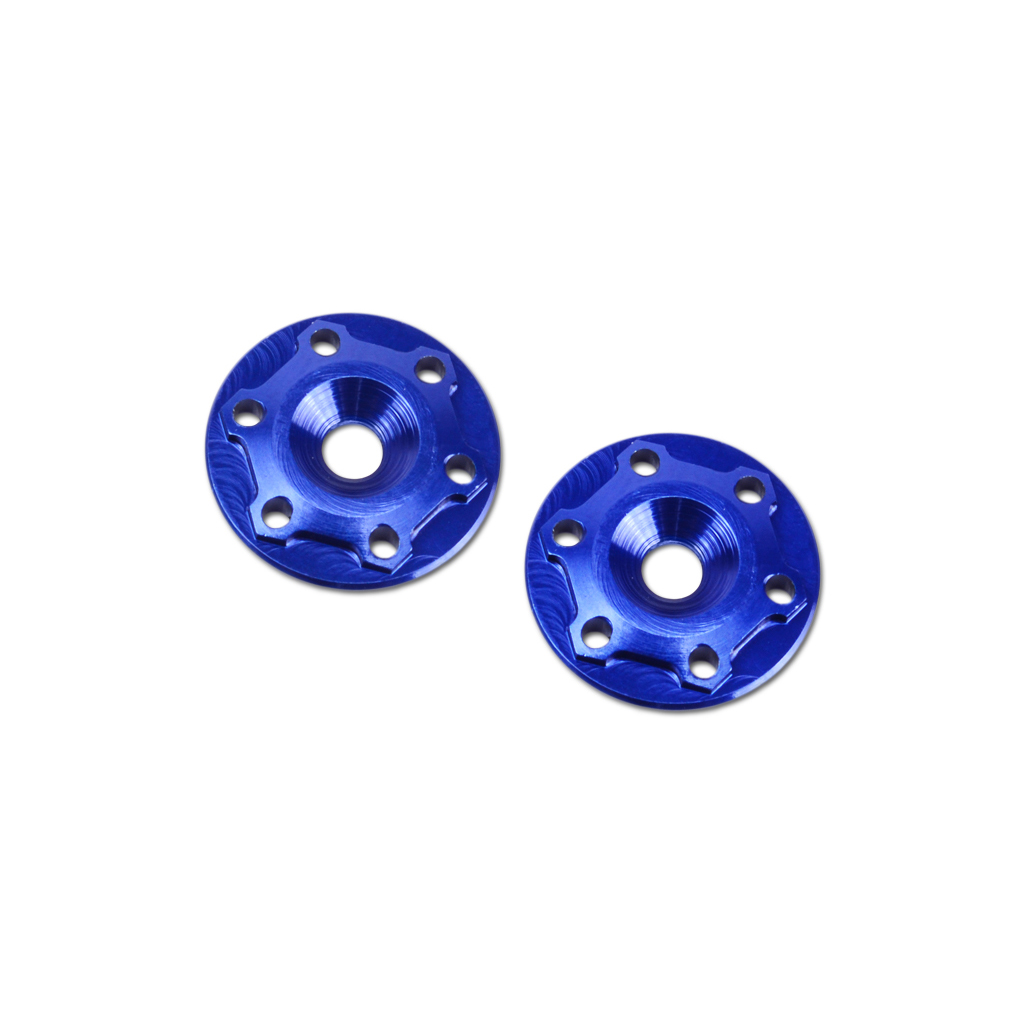 JConcepts B6.2/B6.3 Finnisher Aluminum Wing Buttons-Blue (JC2579-1)