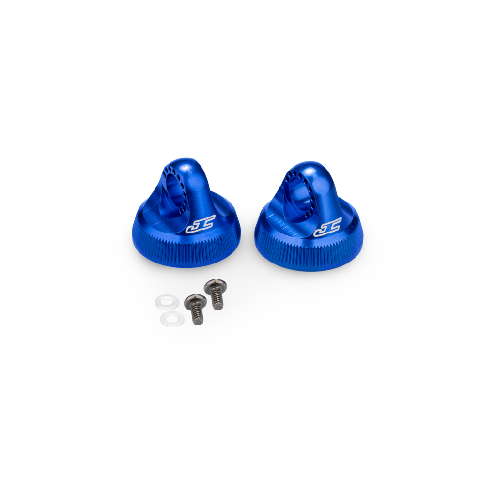 jConcepts  Fin 13mm Shock Cap - Blue (JC2701-1)