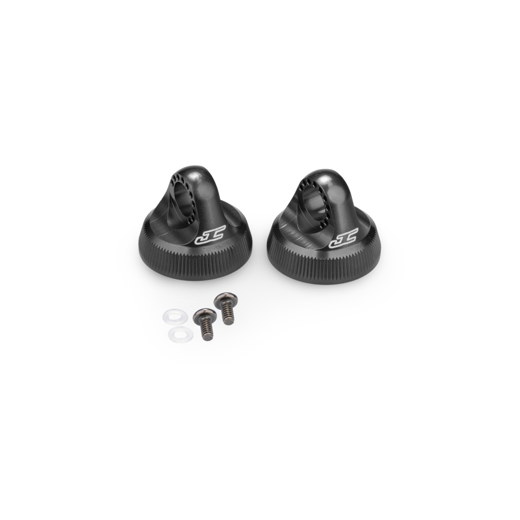 jConcepts  Fin 13mm Shock Cap - Black (JC2701-2)