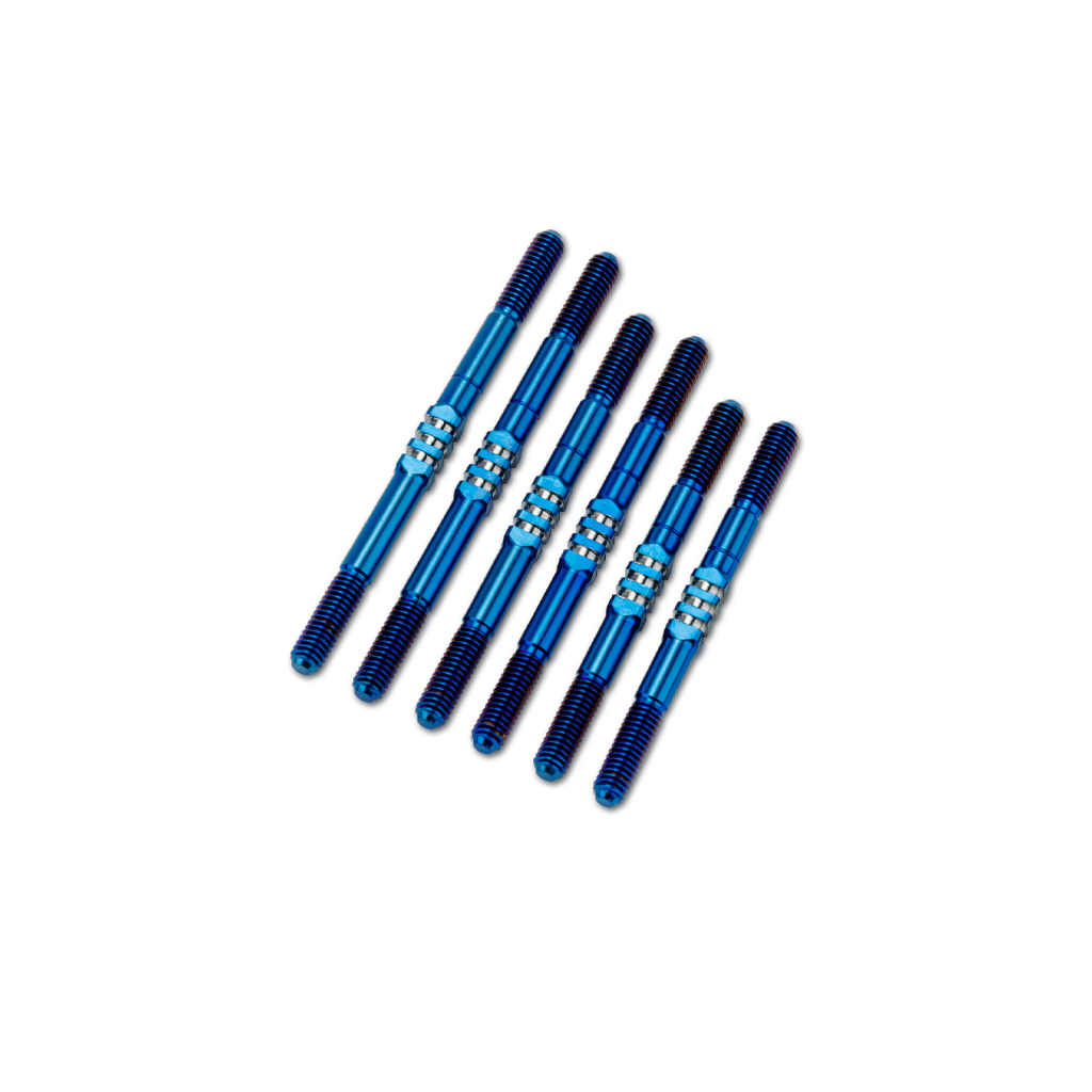 jConcepts XB4 2024 Fin Titanium Turnbuckle Set Â– Blue (JC2724-1)