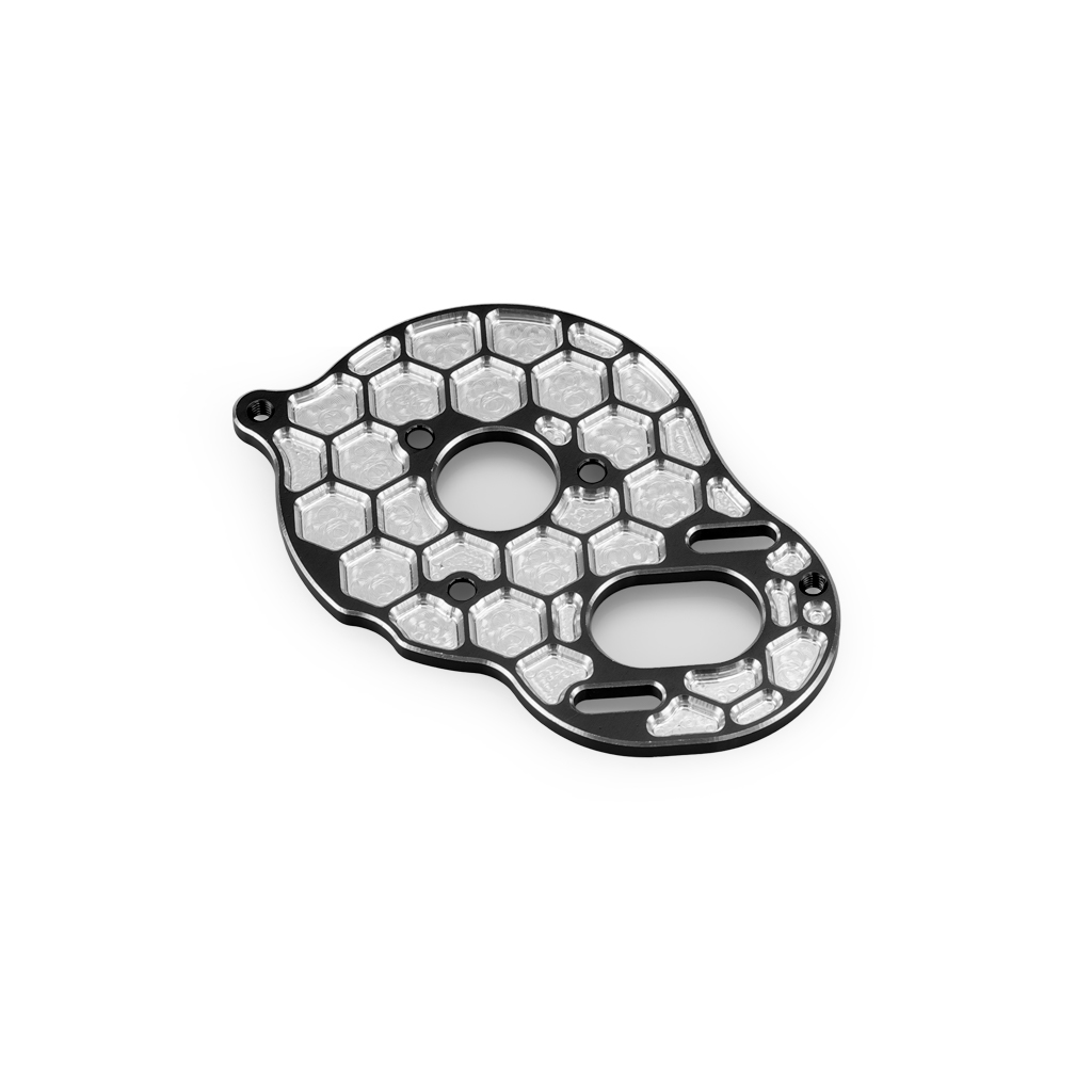 JConcepts Jconcepts DR10,SR10-Alloy Rear Motor Plate-Blk (JC2910-2)