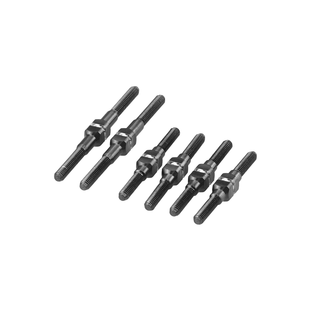 jConcepts Mini-T 2.0/Mini-B Fin Titanium Turnbuckle Set 6pc (JC2975)