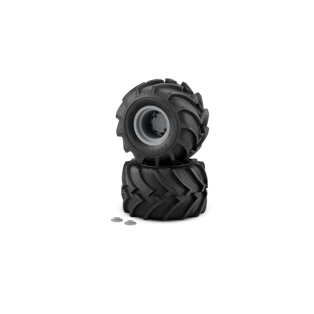 JConcepts Fling Kings -Ylw Compound-Pre mounted on 3414S rim (JC3084-4099)