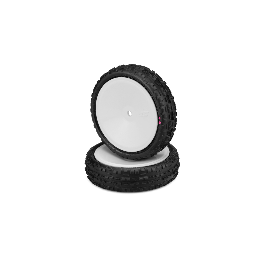 JConcepts Swaggers, Pink-Pre-Mounted on 3376W Wheels (JC3137-101011)
