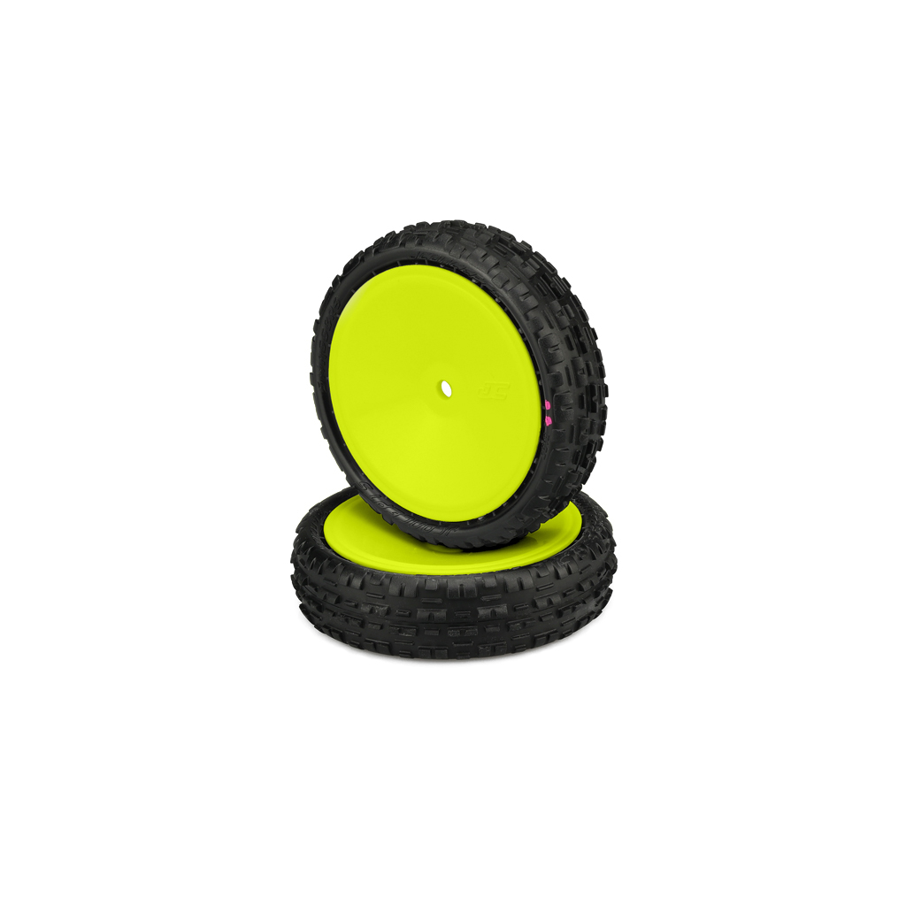 JConcepts Swaggers, Pink-Pre-Mounted on 3376Y Wheels (JC3137-201011)