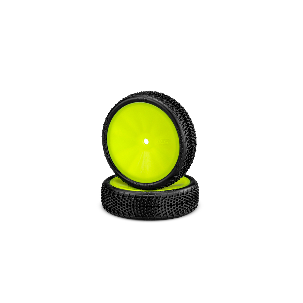 JConcepts Fuzz Bite LP 2WD Front-Pre-Mount on 3376Y Wheels (JC3165-201011)