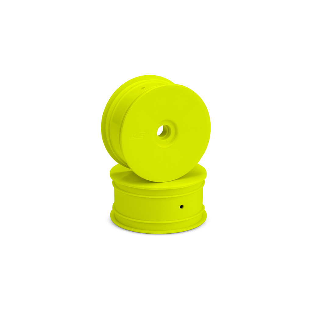 jConcepts Mono - RC10T Narrow Front Wheel (Yellow) - 2pc  (JC3300Y)