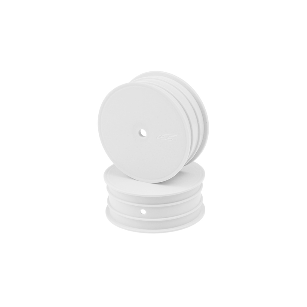JConcepts Mono-TLR 22 4.0-5.0, 2.2&quot; Fr Wheel (White)-4pc (JC3325W)