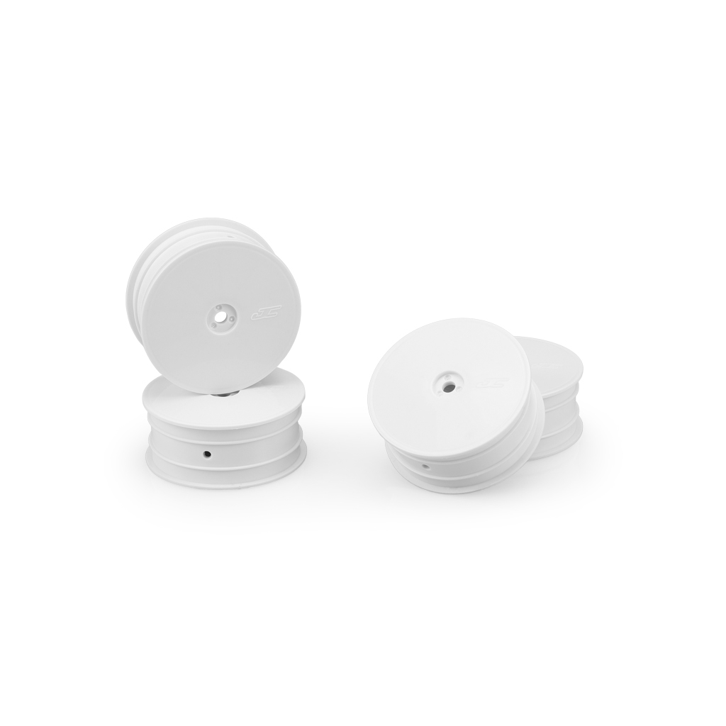 JConcepts Mono -TLR 22X-4,B74.1,XB4 Front Wheel (White) 4pc (JC3353W)