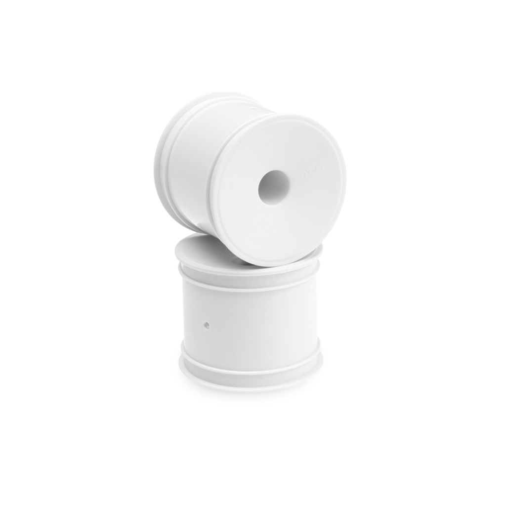 JConcepts Mono-T5M-12mm Hex F&amp;R Wheel-White-4pc (JC3354W)