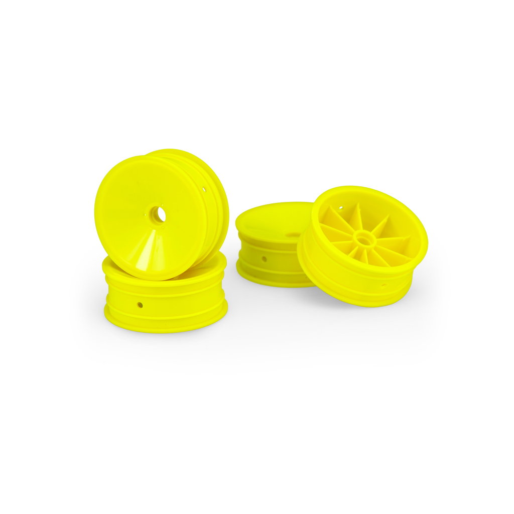 JConcepts Mono-2.2&quot; Front Wheel (Yellow)-4pc (JC3403Y)