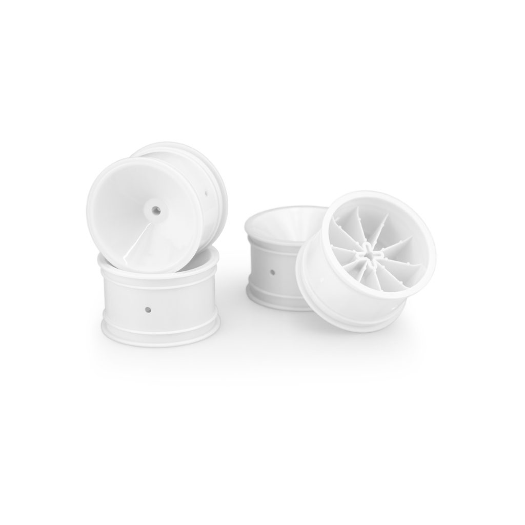jConcepts Mono-2.2&quot; Rear Wheel (White)-4pc (JC3404W)