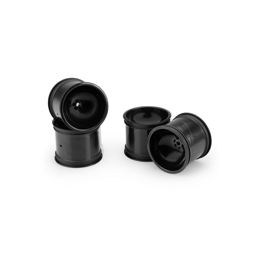 JConcepts Super Dish Rustler/Stampede front wheel black 4pcs (JC3417B)
