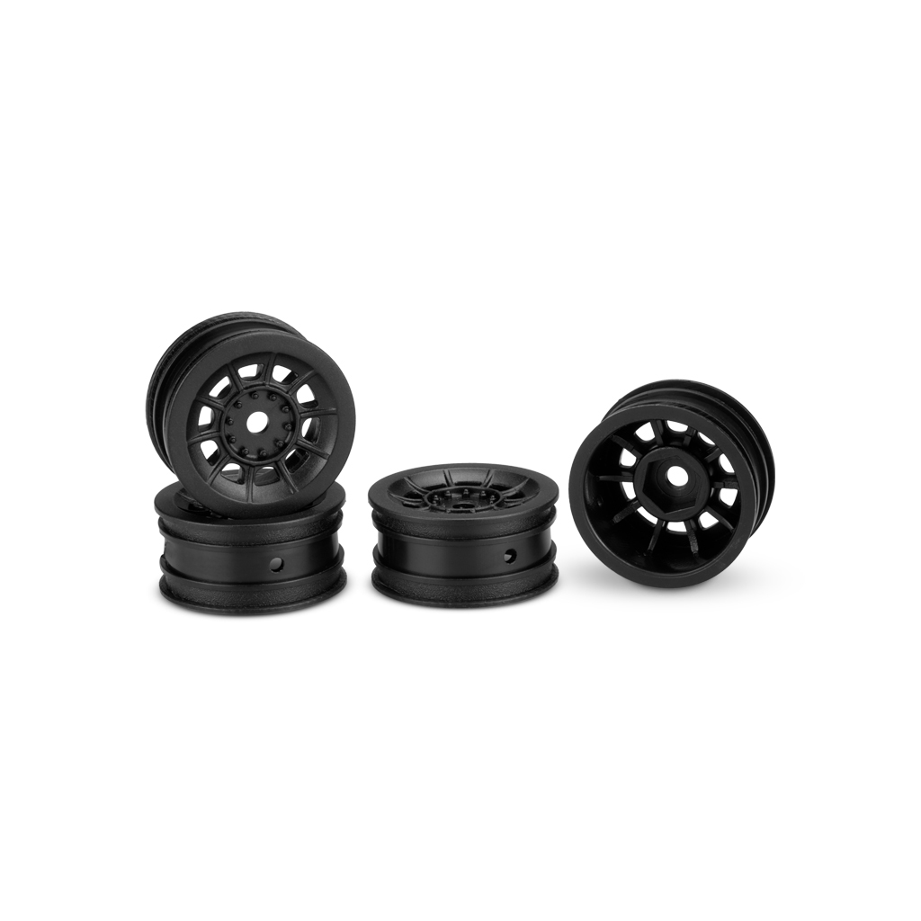 JConcepts Hazard - Axial SCX24, 1&quot; Wheel - Black - 4pcs (JC3430B)