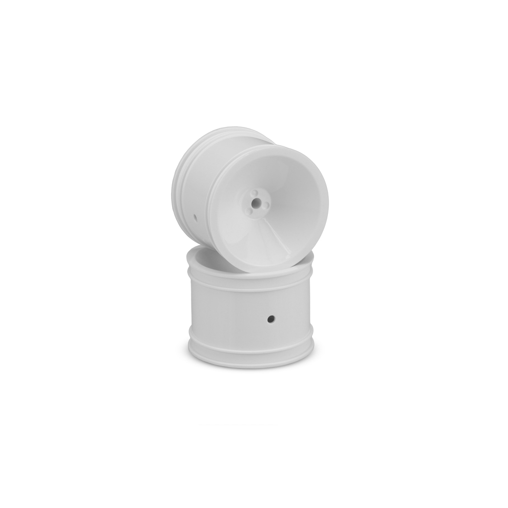 jConcepts Mono - 1.7&quot; RC10 Rear Wheel - White (pr) (JC3438W)