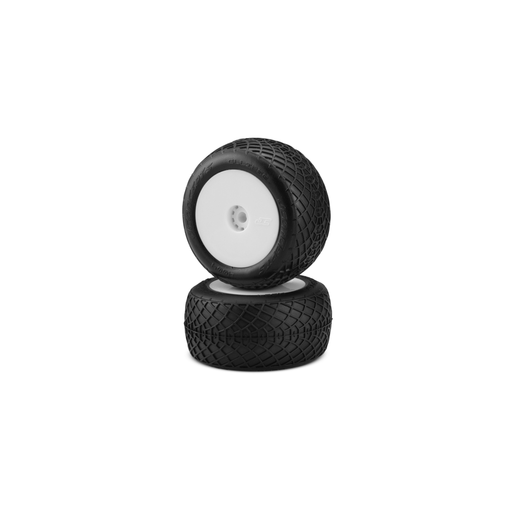 jConcepts Ellipse - Green Compound-Pre-mounted, White wheels (JC4004-1221)