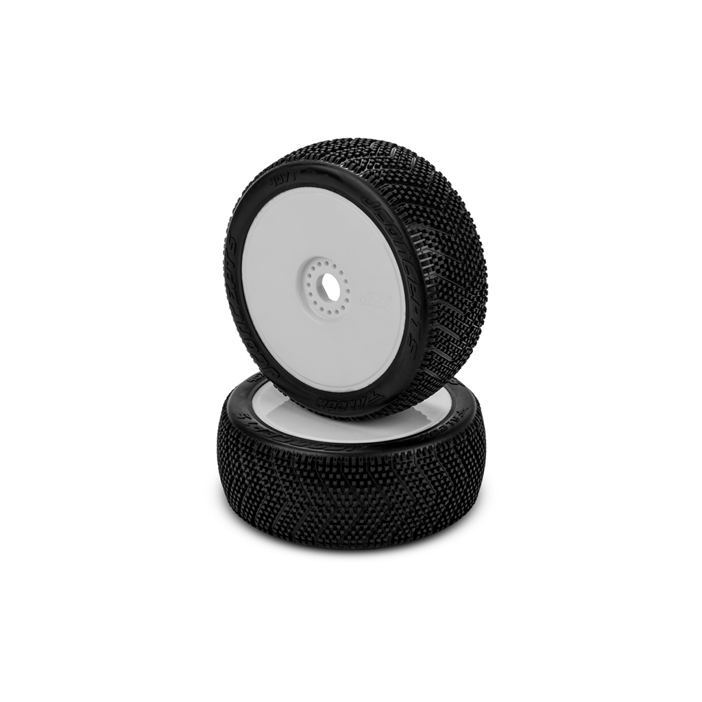 jConcepts Falcon - Green Pre-Mounted on 3357W Wheels (JC4071-12)