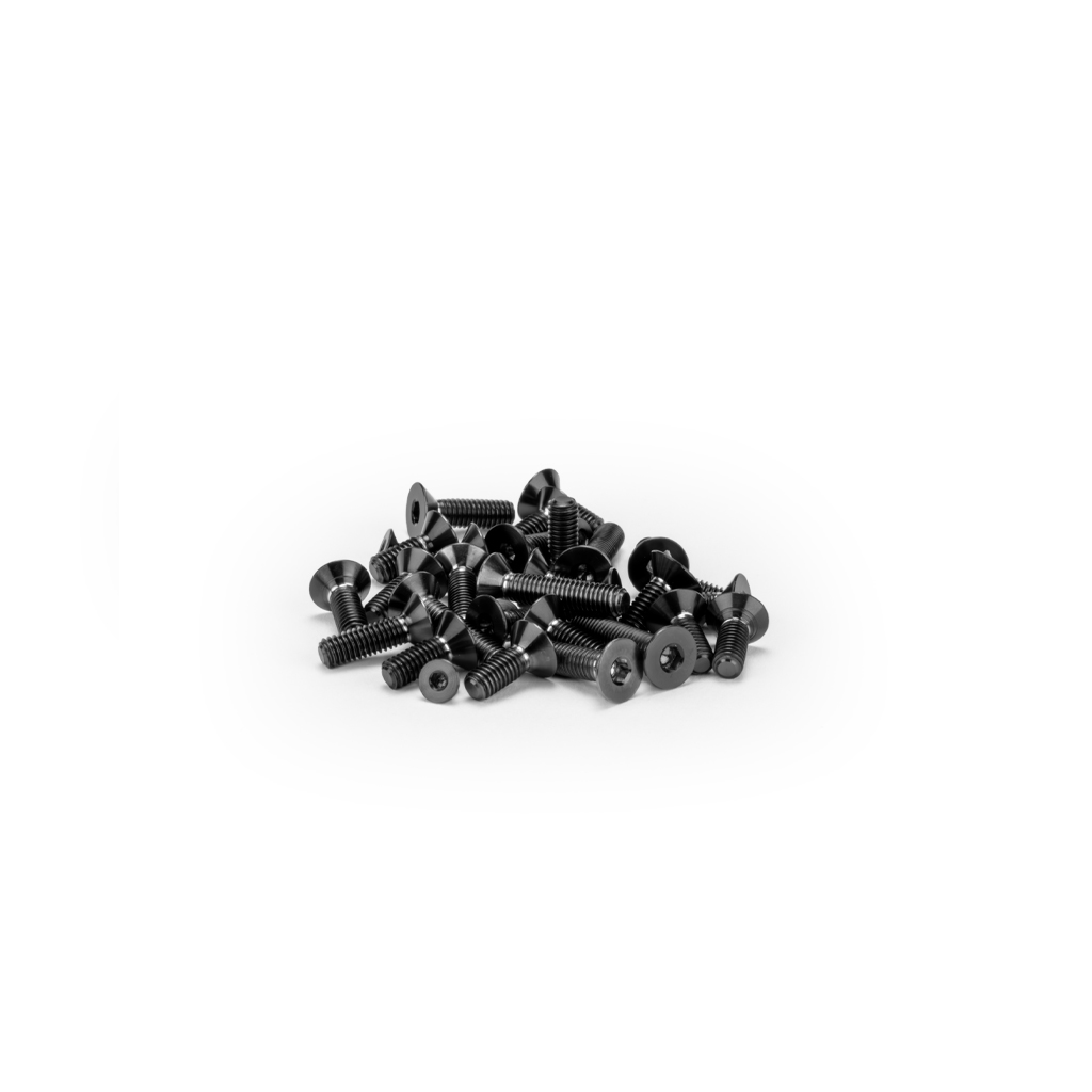 jConcepts RC10B7/D Titanium Screw Set Lower Black (JC5139-2)