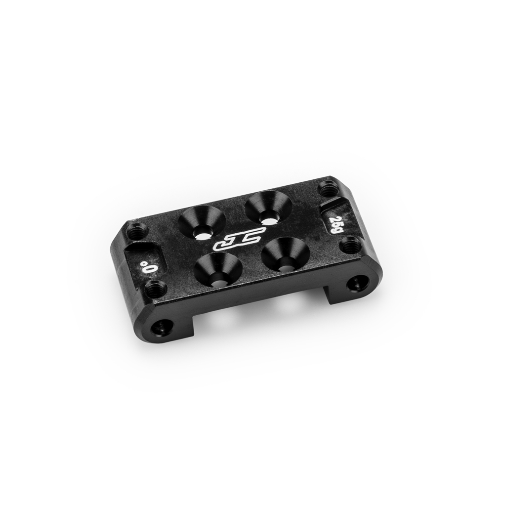 jConcepts RC10B7 Front Bulkhead 0 degree 25g Steel (JC5183S)