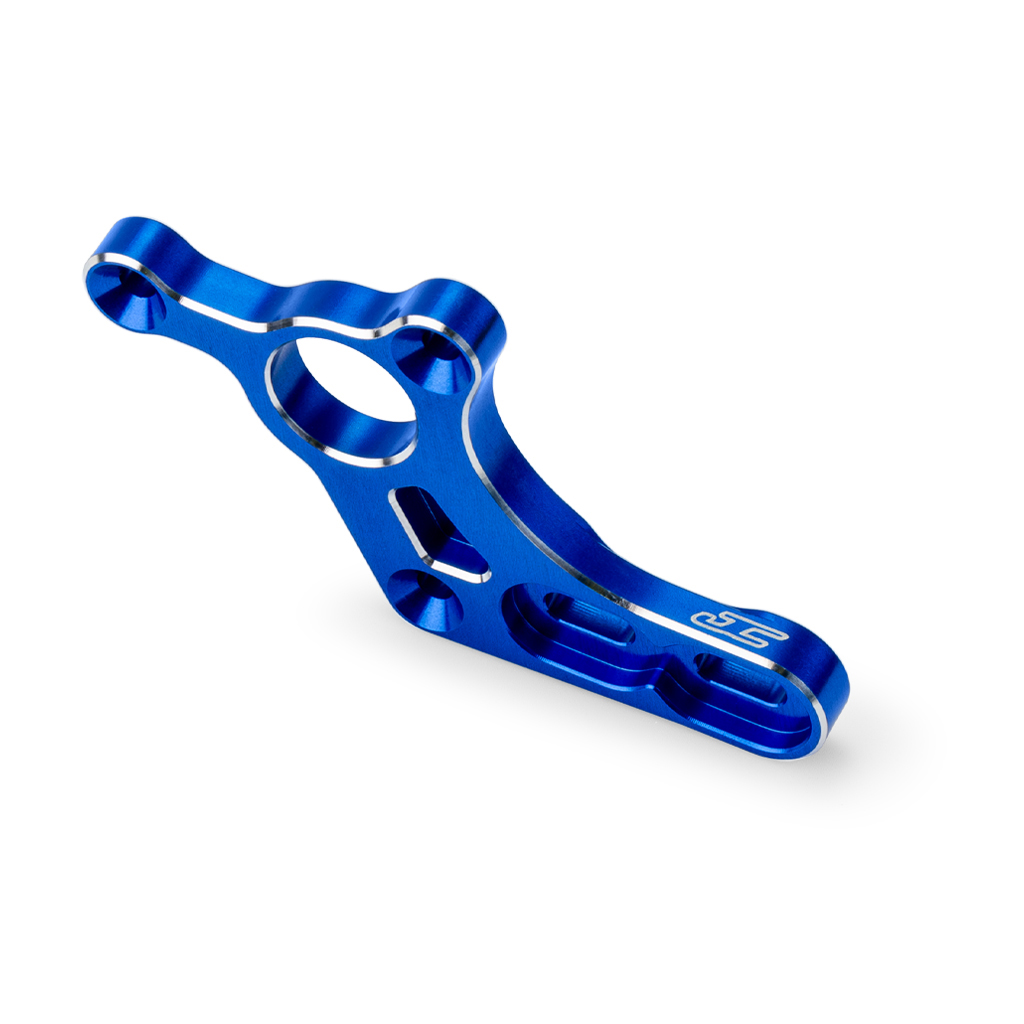 jConcepts RC10B7 Aluminum Motor Plate - Blue  (JC5197-1)