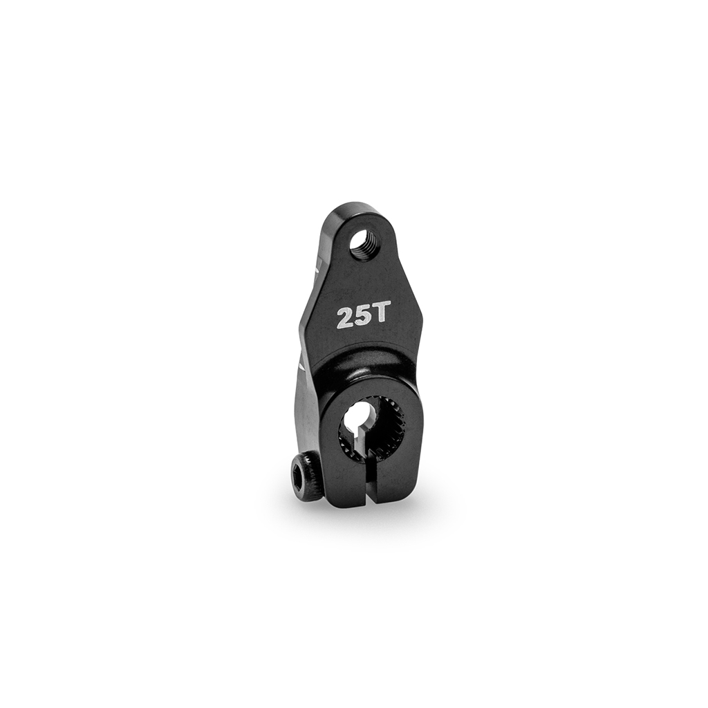 Jconcepts 25T 0 Offset Alloy Clamping Servo Horn 16.5mm Blk  (JC5270-2)