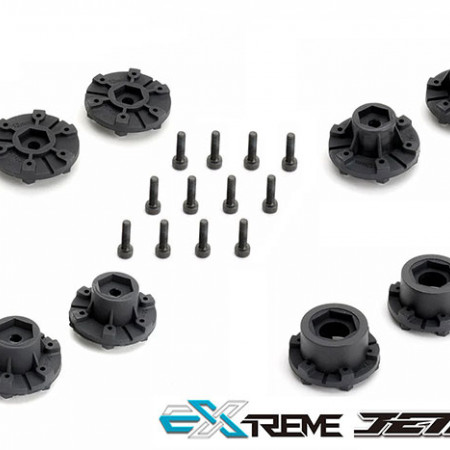 Jetko EX Tyre MT Super Sonic Black Wheel 2.8 Hex 12-14-17mm (2)&quot; (JK2804CB)