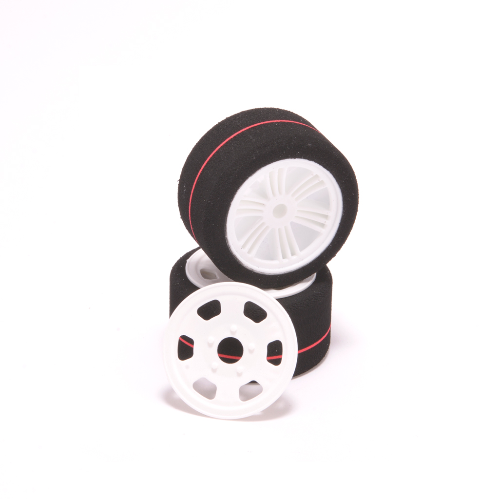 Contact Oval 12th 37sh Pre Glued Red BRCA 51mm diam. ( JM37G)