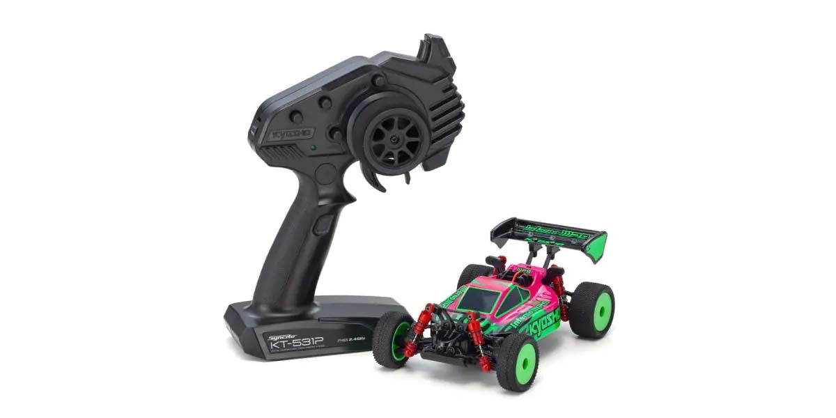 Kyosho Mini-Z MB010 4WD Inferno MP9 TKI3 Pink-Green (K.32093PGR)