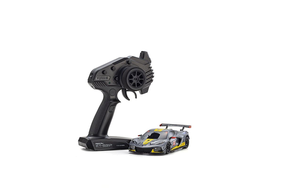 Kyosho Mini-Z RWD Chevrolet Corvette C8-R Gun Metal (K.32342GM)