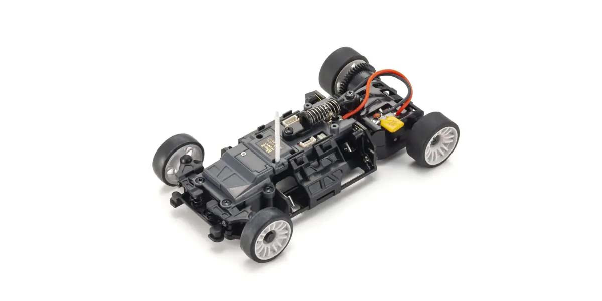 Kyosho Mini-Z RWD Corvette C8-R Gun Metal/Red (K.32356GMR)