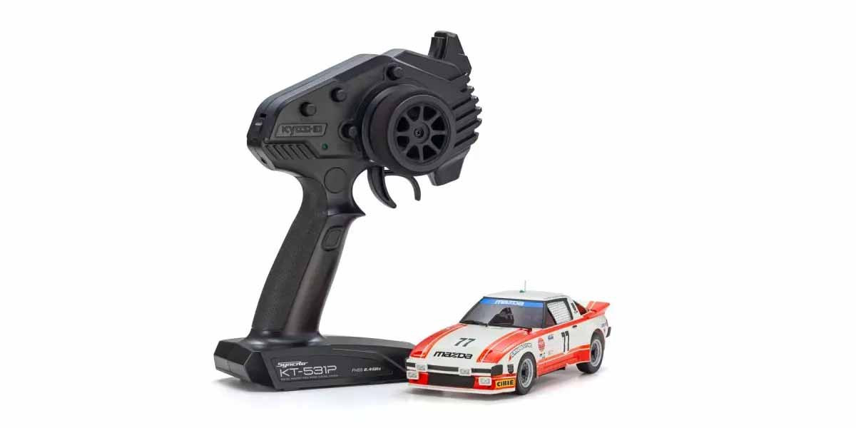 Kyosho Mini-Z MR04 RWD Mazda Savanna RX-7 Daytona&#039;79 No.77 (K.32365R)