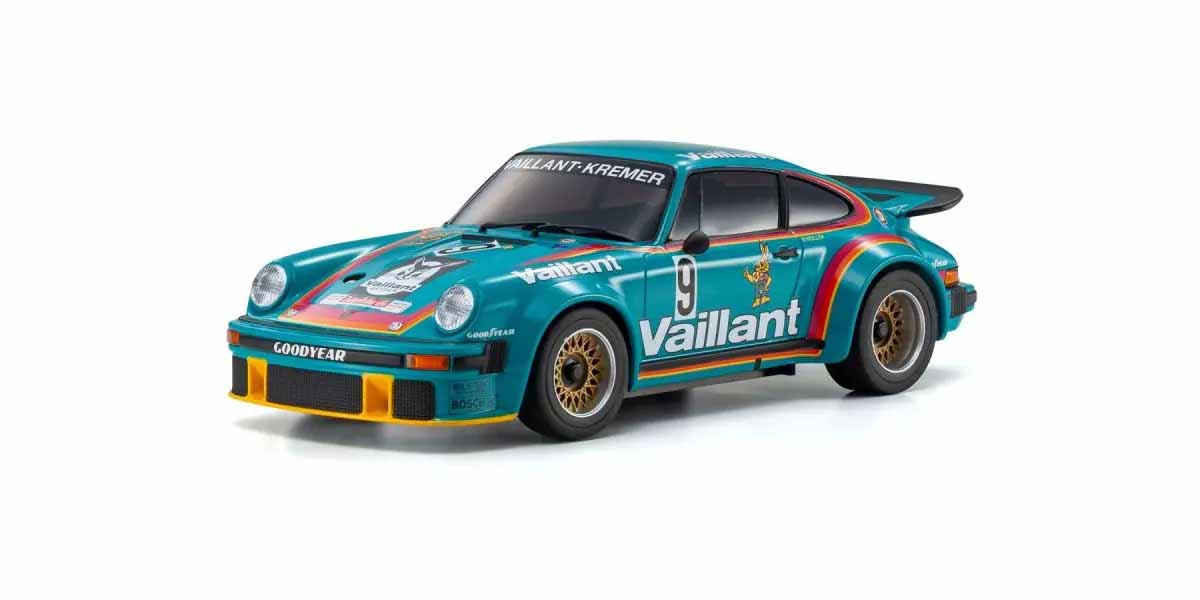 Kyosho Mini-Z MR04 RWD Porsche 934 RSR 1976 Vaillant #9 (K.32368V) 