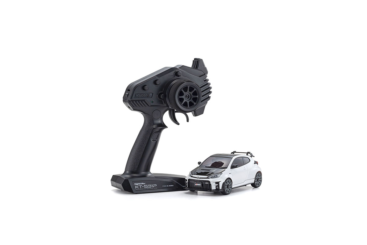 Kyosho Mini-Z AWD Toyota GRMN Yaris Circuit Package White (K.32640PW)