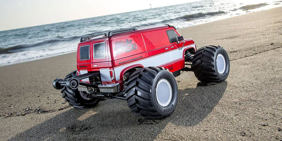 1:10 Kyosho Mad Van VE 4WD Fazer MK2 Readyset - Red (K.34491T1B)