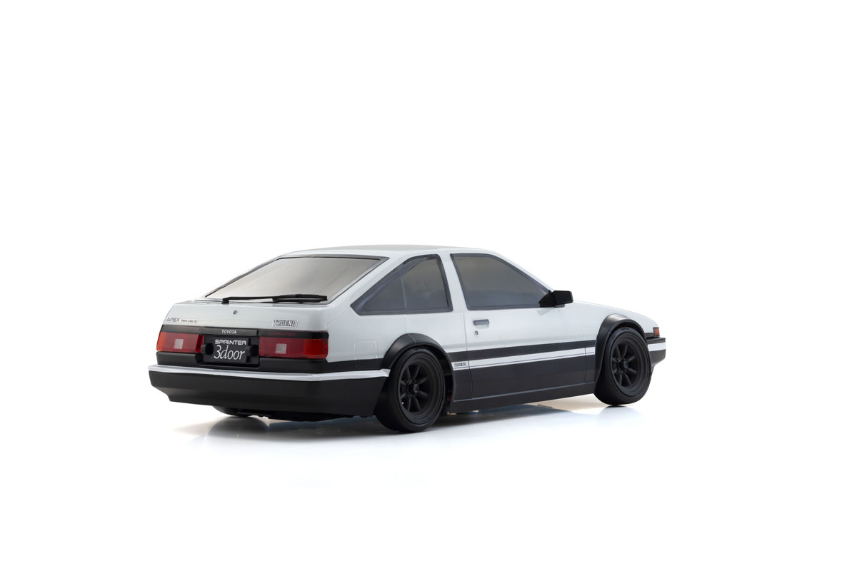 Kyosho Fazer D2 Toyota Sprinter Trueno AE86 White 1:10 Drift Readyset (K.34501B)