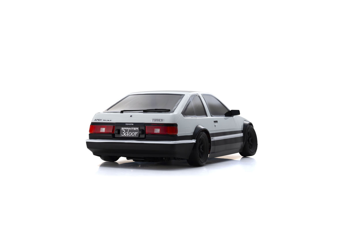 Kyosho Fazer D2 Toyota Sprinter Trueno AE86 White 1:10 Drift Readyset (K.34501B)