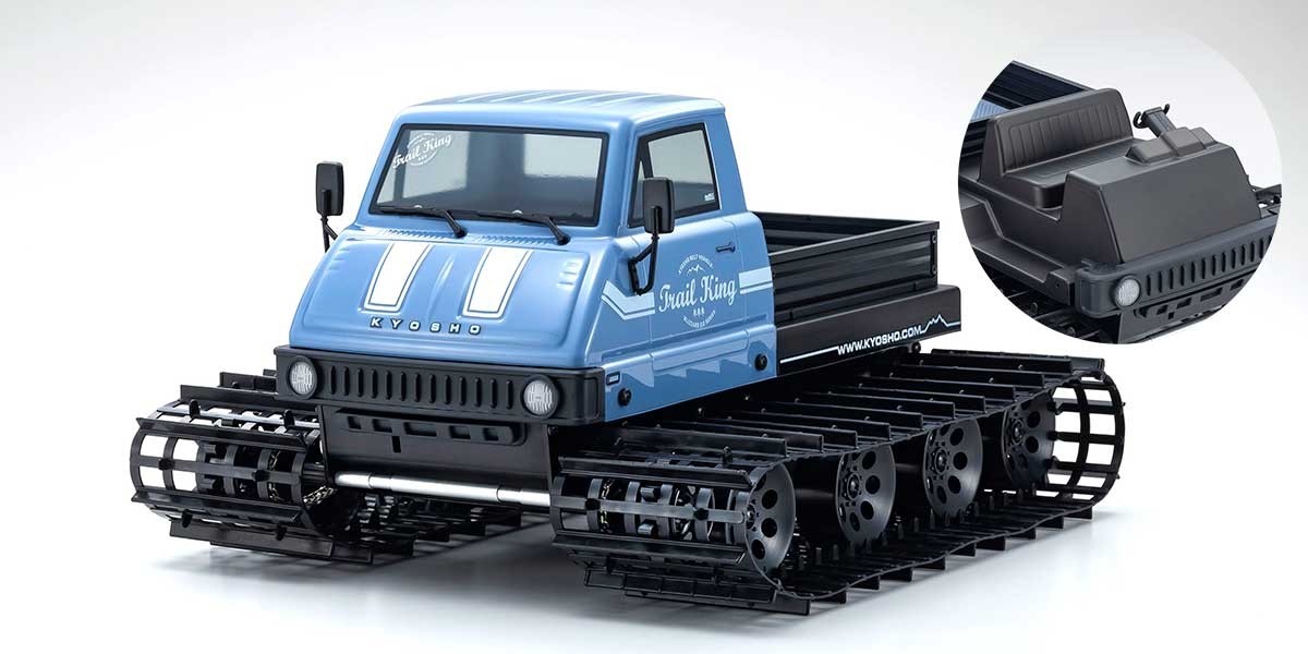 Kyosho Trail King 1:12 Readyset EP Belt Vehicle - T2 Blue (K.34903T2B)
