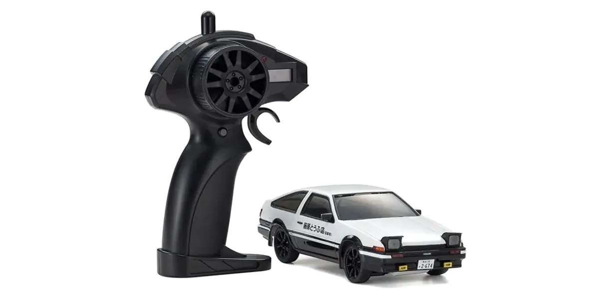 Kyosho First Mini-Z 1:28 Initial-D Toyota Sprinter Trueno AE86 WH/BK (K.66601A)