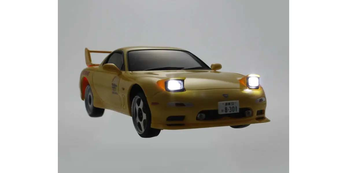 Kyosho First Mini-Z 1:28 Initial-D Mazda RX-7 FD3S Yellow (K.66603A)