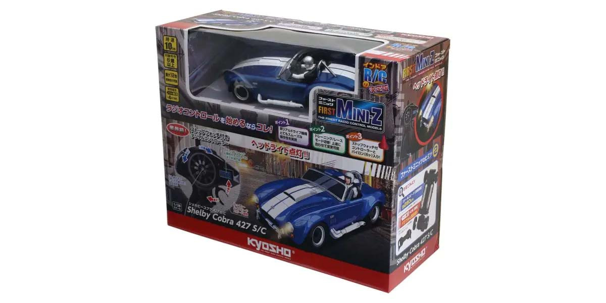 Kyosho First Mini-Z 1:28 Shelby Cobra 427 S/C 1960 Blue (K.66610A)